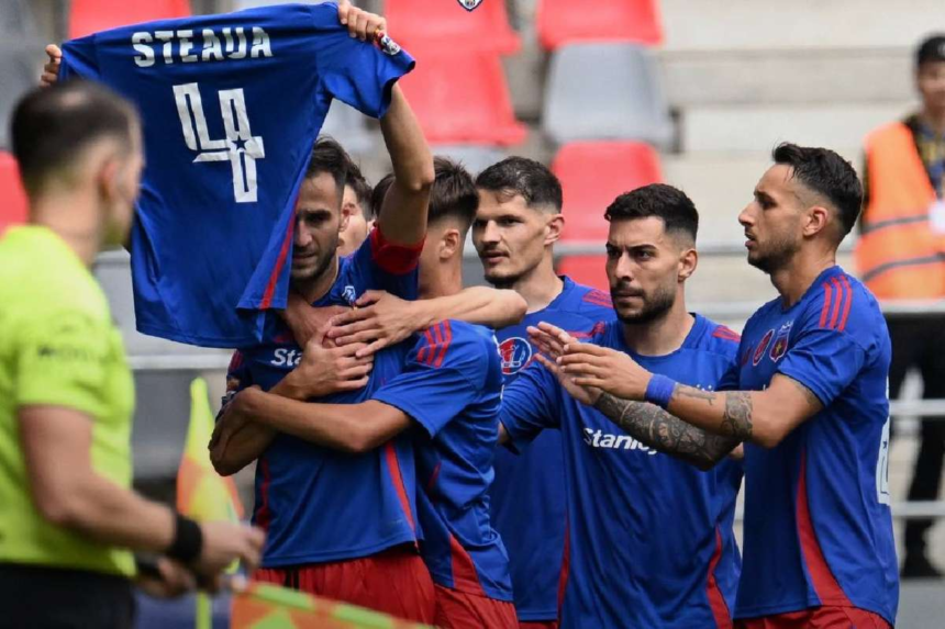 Liga 2 Steaua castiga in inferioritate numerica Dinamo invinsa