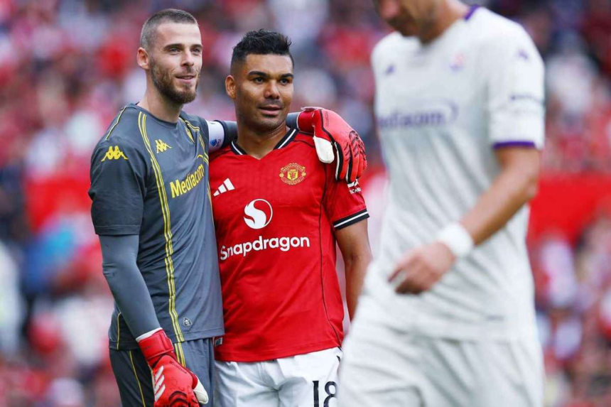 Manchester United Fiorentina 1 1 De Gea a fost aclamat la revenire