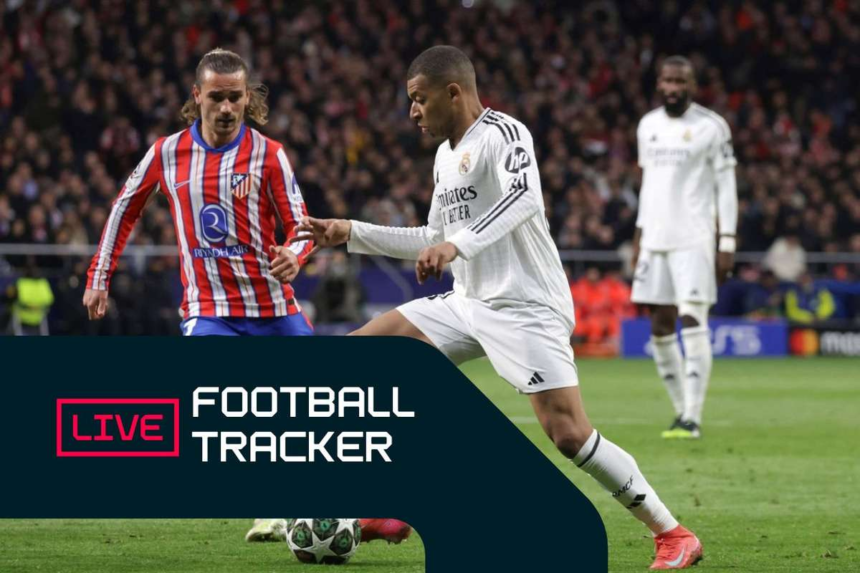 Fotbal Tracker LIVE Atletico deschide rapid scorul in derby cu Real Madrid