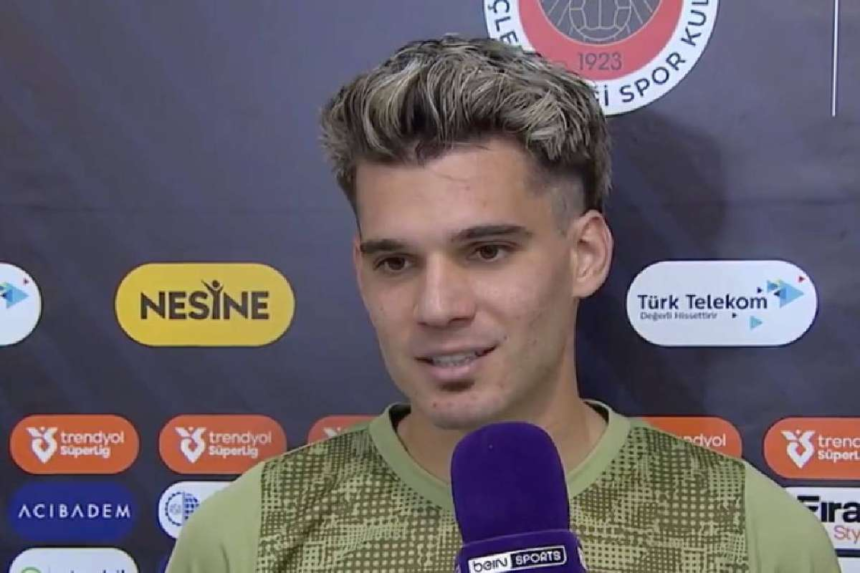 Reactia lui Ianis Hagi dupa un gol magnific