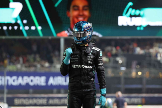 Russell aduce Mercedes pe primul loc la Singapore Verstappen doi